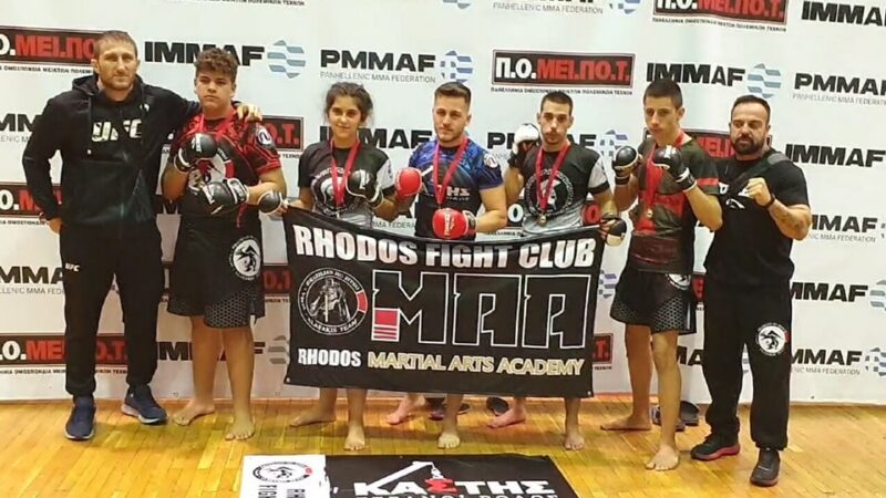 Στην Ρόδο με μια βαλίτσα μετάλλια επέστρεψε η ομάδα του  Rhodos fight club Artamitis Alafakis Chris & Gougoulas team- Undre Ushirobira
